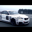 BMW Shows Off M235i Racing on Snowy Runway