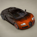 Bugatti Veyron Art Car Speeds into Miami Art Gallery