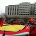 Ferrari Fans Stand Vigil Outside of Schumacher's Hospital