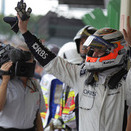 Hulkenberg storms into pole position in Brazil