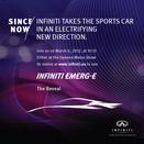 Infiniti Announcing EMERG-E at the Geneva Motor Show