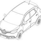 Renault Captur Patent Drawings Leaked