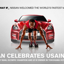 Usain Bolt Creates Gold GT-R 