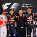 Vettel retunrs to wins and hands title to Red Bull