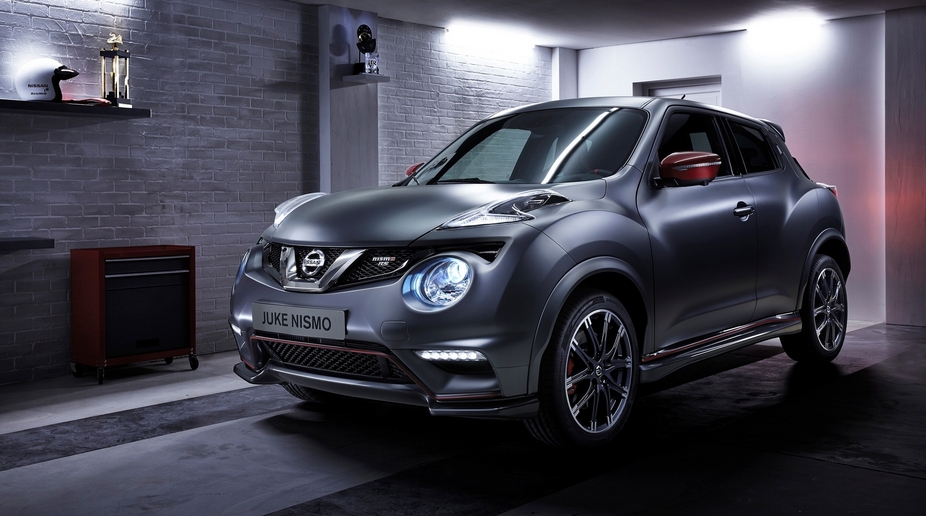 New V-shaped grill is part of the new design of the Juke Nismo RS