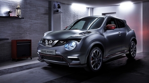 New V-shaped grill is part of the new design of the Juke Nismo RS