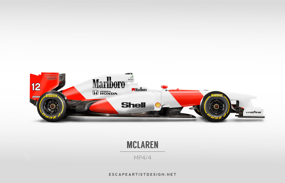 Classic Livery on Modern McLaren