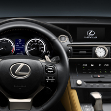 The infotainment system is controlled by Lexus' touch controller on the pad between the seats