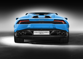 Lamborghini Huracán Spyder can reach 100km/h in 3.4 seconds just 0.2 seconds slower than the coupé version