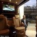 Driving commuters around the Benz: New York City's wealthiest enjoy hidden luxury in Mercedes vans that take up half the road