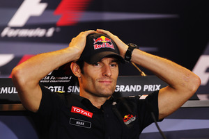 Webber going for the win in Singapore