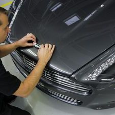 First Rapide leaving the Aston Martin assembly line