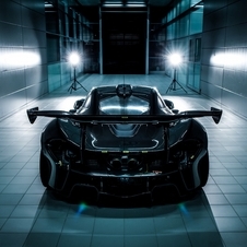 Teaser image and a video confirm the huge rear wing and body with aerodynamic purposes will be included in the P1 GTR