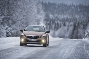 The V40 will be offered with all-wheel drive with two engine options