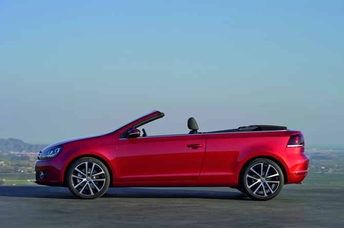 Volkswagen presenting Golf Cabriolet in Geneva