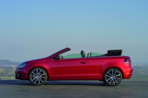 Volkswagen presenting Golf Cabriolet in Geneva