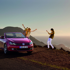 Volkswagen presenting Golf Cabriolet in Geneva