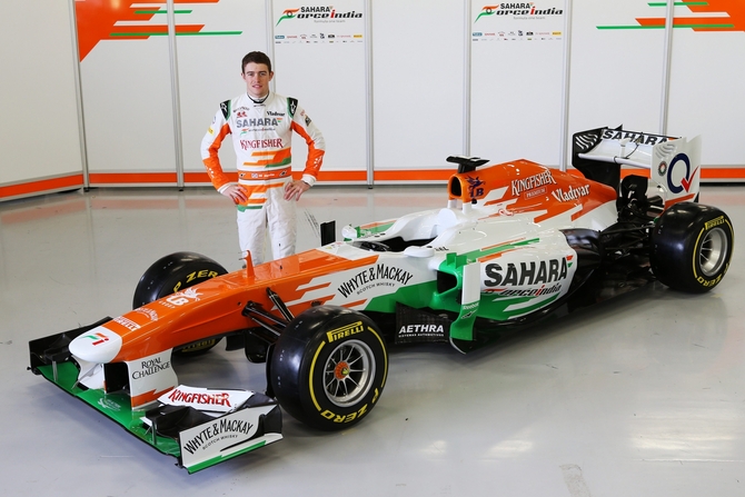 Paul di Resta apresentou o carro em Silverstone