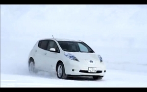 Nissan Puts the Leaf Through Its Paces in Snowy Japan