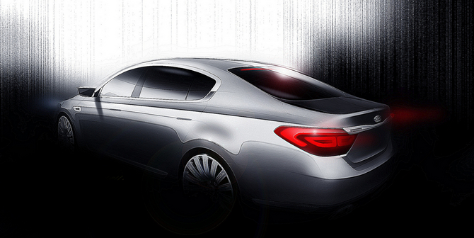 Kia Launching Rear-Wheel Drive Flagship Sedan in 2012