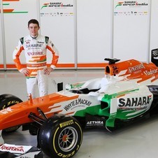 Paul di Resta apresentou o carro em Silverstone