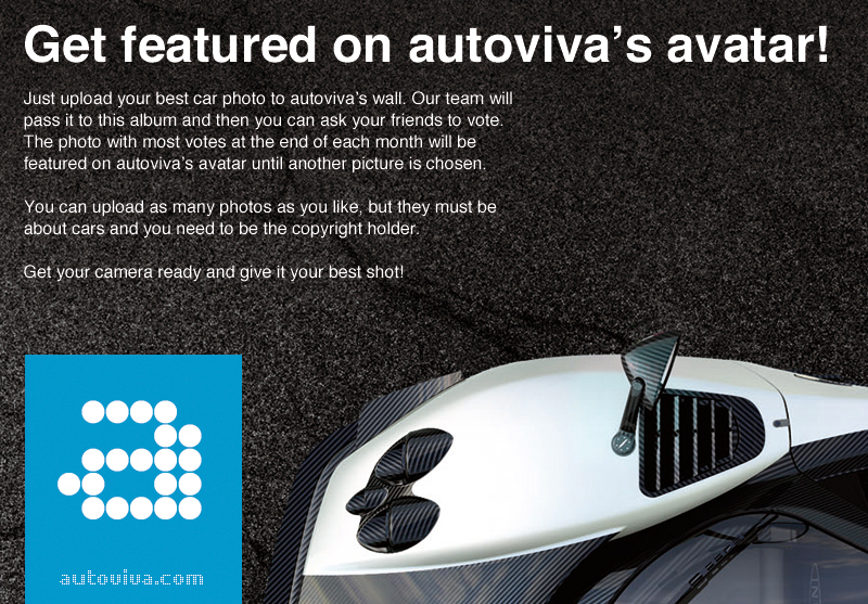 Autoviva's Avatar Contest on Facebook - Submit your best car shot!