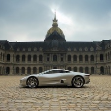 Jaguar C-X75 wins luxurious award