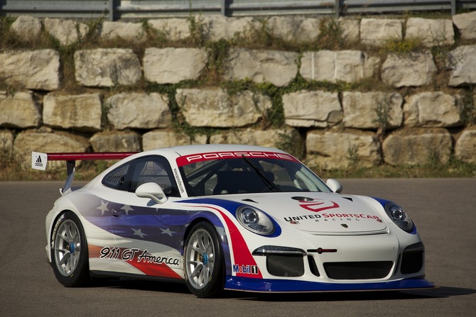 The car is based on the 911 GT3 Cup