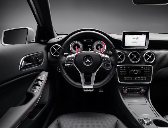 Inside, the A-Class is just as classy