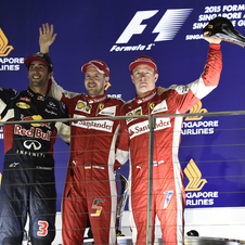 Vettel conquers third win for Ferrari