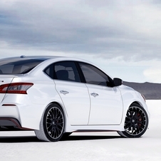 The Nismo Sentra also wears a special body kit