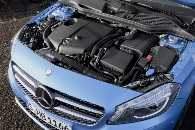 The new A-Class as nearly entirely new engines