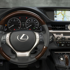 The interior has the very horizontal dashboard that started on the GS