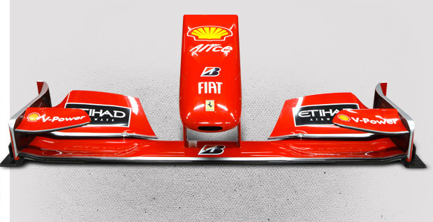 The F60 front wing sold for 25,000 Euro