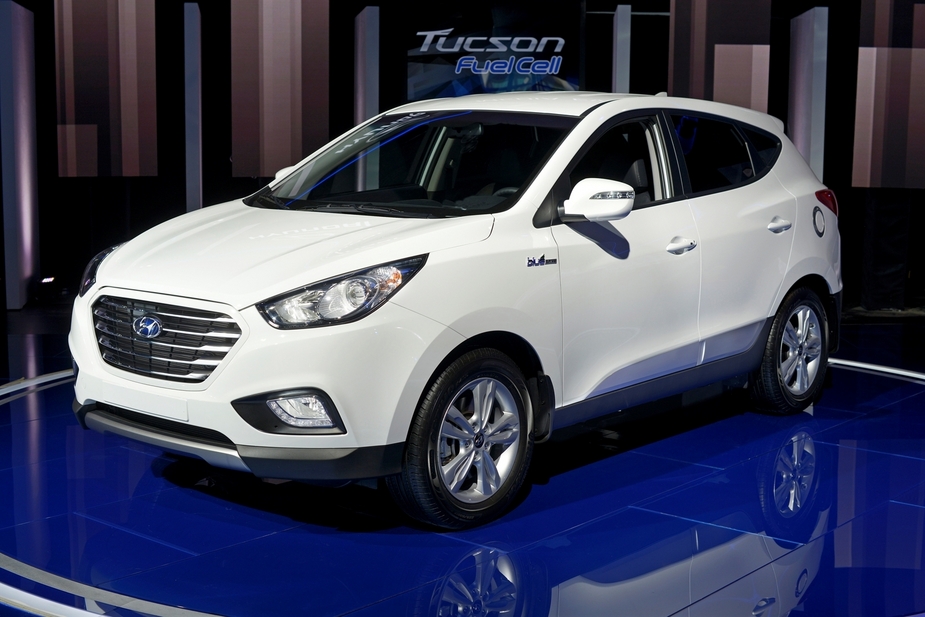 The Hyundai Tucson Fuel Cell will go on sale in the spring in Southern California