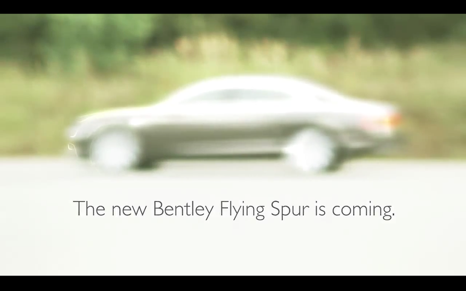 Bentley will debut the new Flying Spur in Geneva