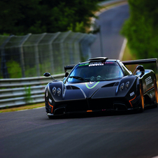 Abgebildet ist der originale Zonda R. Es gibt noch keine Bilder ders Evo.