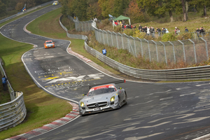 SLS AMG GT3 gets first race victory