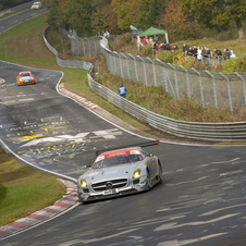 SLS AMG GT3 gets first race victory