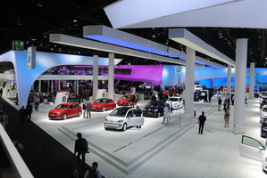 Volkswagen stand brings spirit UP!