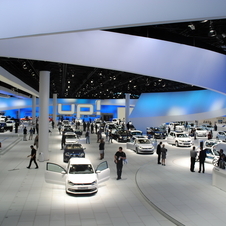 Volkswagen stand brings spirit UP!