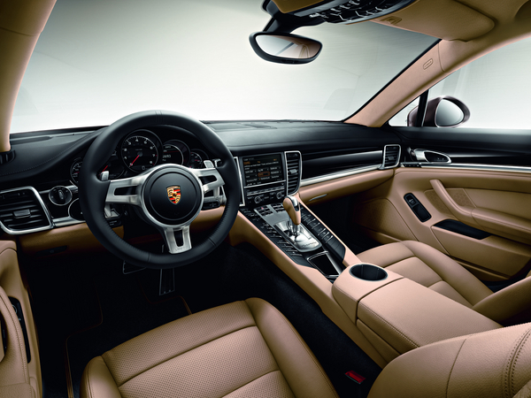 O interior do Panamera Platinum Edition