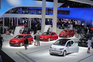 Volkswagen stand brings spirit UP!