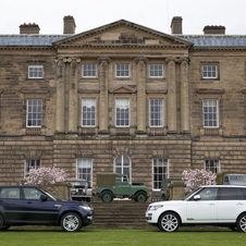 Every current Land Rover will also be on display