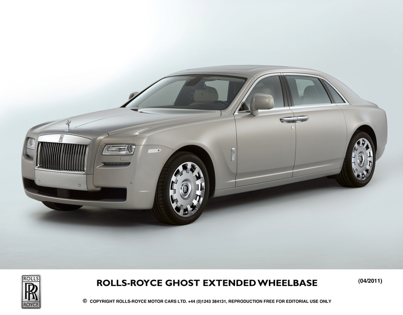 Rolls Royce debuts Ghost Extended Wheelbase