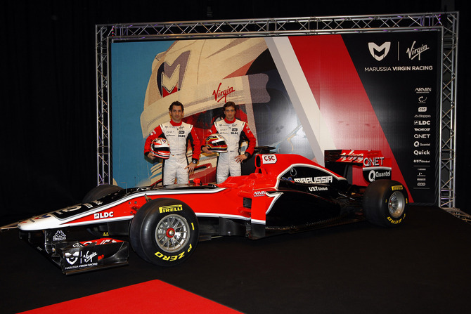 Marussia Virgin Racing launches MVR-02 in London