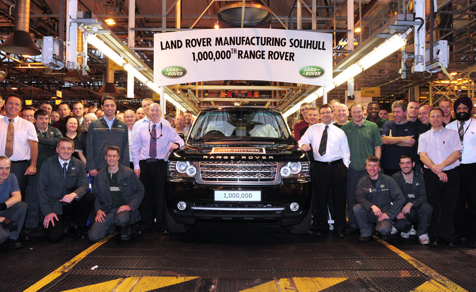 One millionth Range Rover exits production line