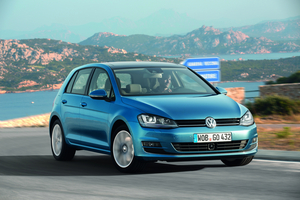 The seventh generation Golf is the first VW model to be built under the MQB platform