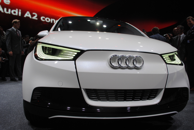 Audi Brings A2 Electric Car Concept to Frankfurt