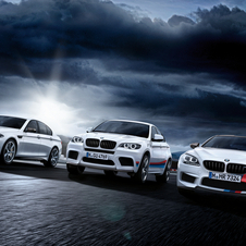 The M Performance parts are available for the M5 and M6